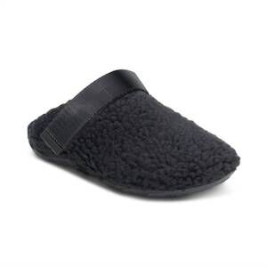 NEW AETREX women's millie arch support slipper in black